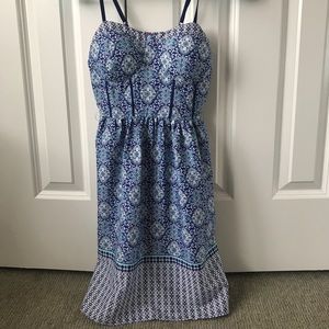NEW cute blue patterned dress